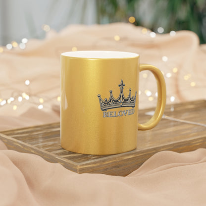 Crown Metallic Mug (Silver\Gold)