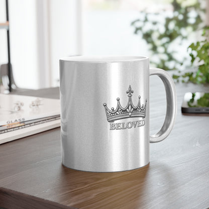 Crown Metallic Mug (Silver\Gold)