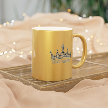 Crown Metallic Mug (Silver\Gold)