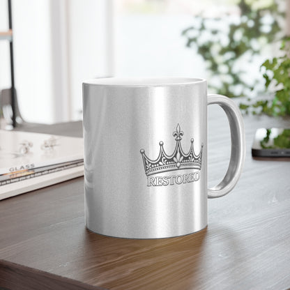 Crown Metallic Mug (Silver\Gold)